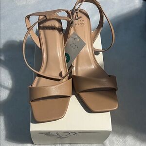 NWT a  New Day Women's Beige Strap Sandals